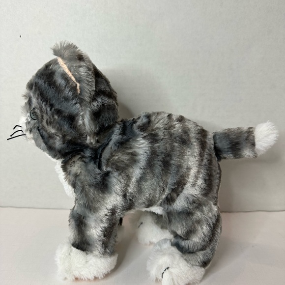 IKEA Cat Plush Lilleplutt Striped Grey Tabby Cat Retired 9 inches tall - Picture 3 of 5